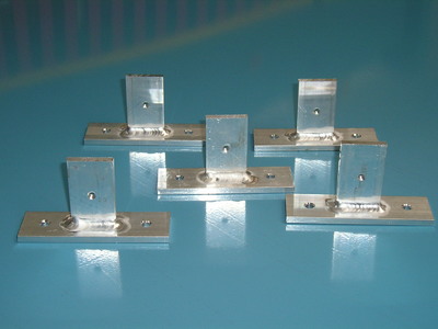 Ukázka svárů na hliníkovém materiálu